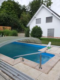 Flexo Handlauf an einem Swimmingpool